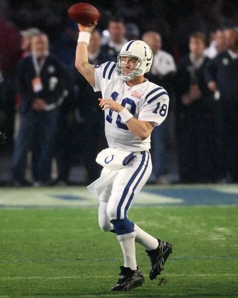 Indianapolis Colts Peyton Manning Glossy Magnet Super Bowl Xvi Print
