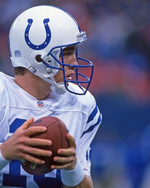 Indianapolis Colts Peyton Manning Keychain Nfl Football Print Glossy Keychain