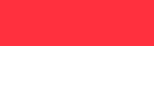 Indonesia Flag Print Poster