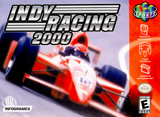 Indy Racing 2000 N64 Print Poster