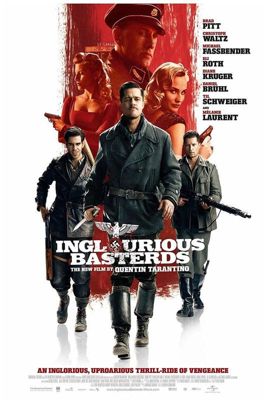 Inglorious Basterds Adventure War Movie Cinema Wall Art Home De Poster