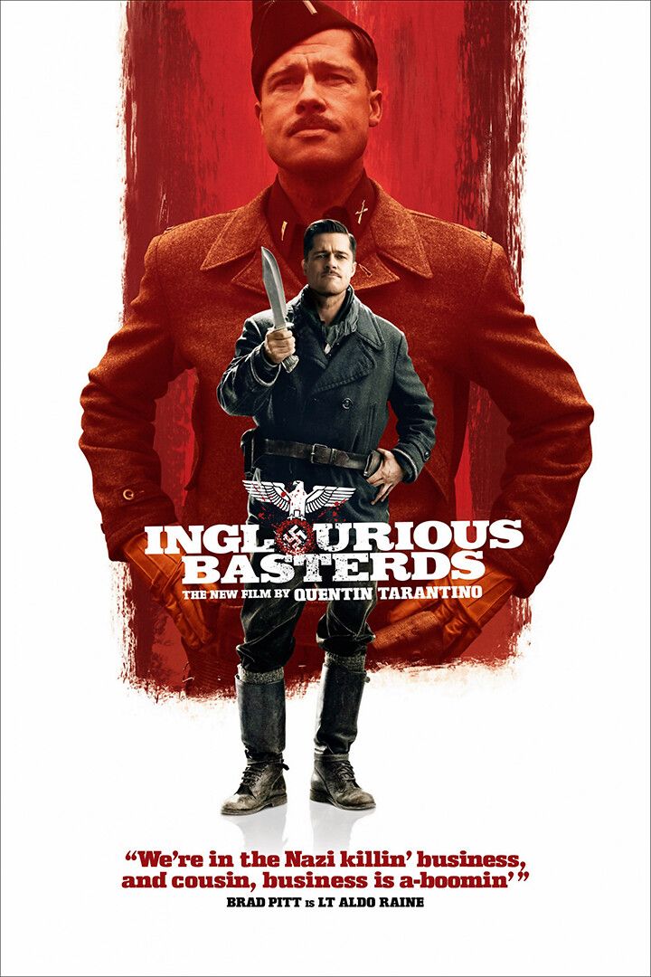 Inglorious Basterds Quentin Tarantino Movie Poster Decor Wall Art Poster