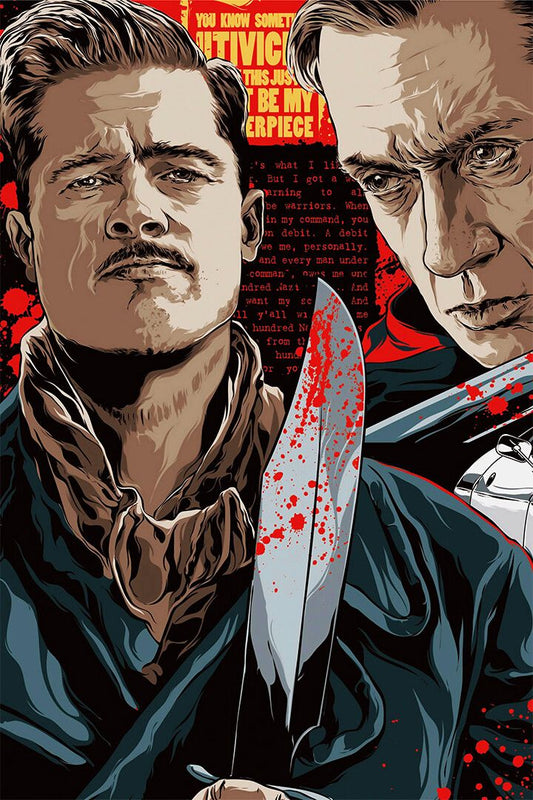 Inglourious Basterds Quentin Tarantino Movie Wall Art Home Decor Poster