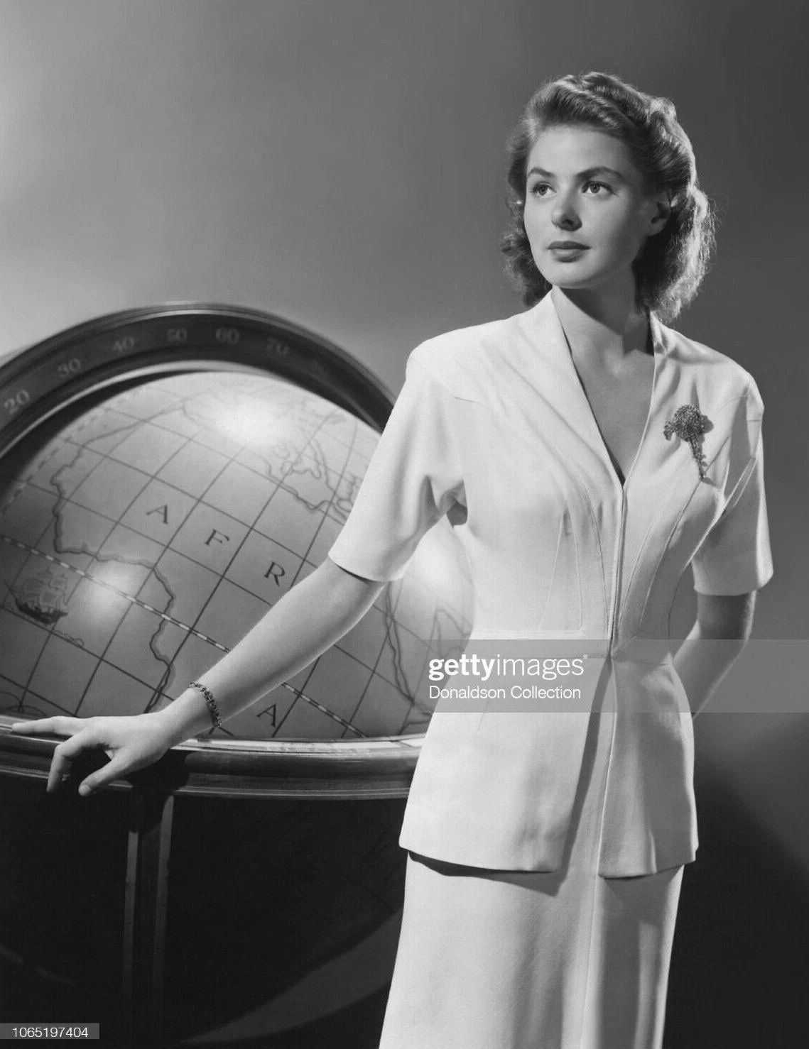 Ingrid Bergman In Casablanca Movie Publicity Picture Keychain Print