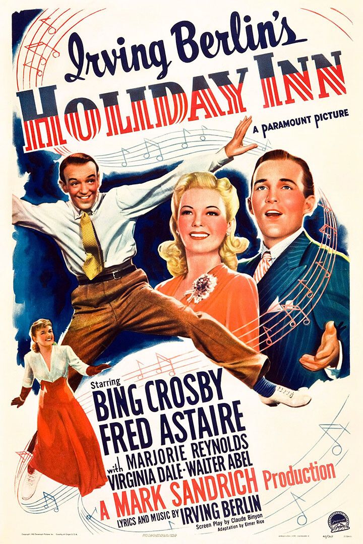 Inn Holiday Inn Movie Comedy Drama Music Print Wall Art Home Poster