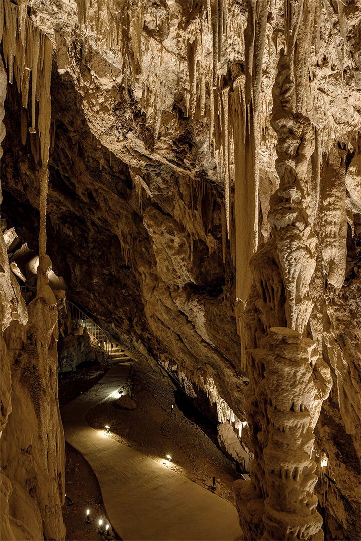 Inside Blanchard Springs Cavern Landcape Keychain Wall Home Decor Keychain