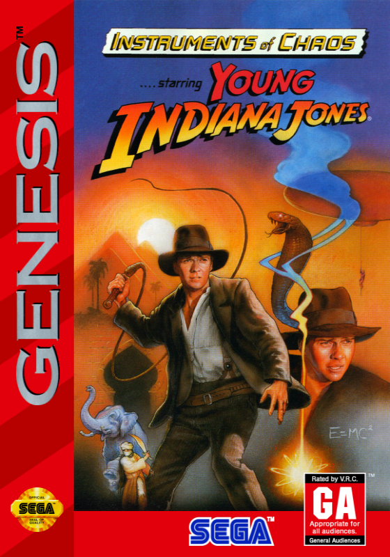 Instruments Of Chaos Starring Young Indiana Jones (Usa) Genesis Keychain