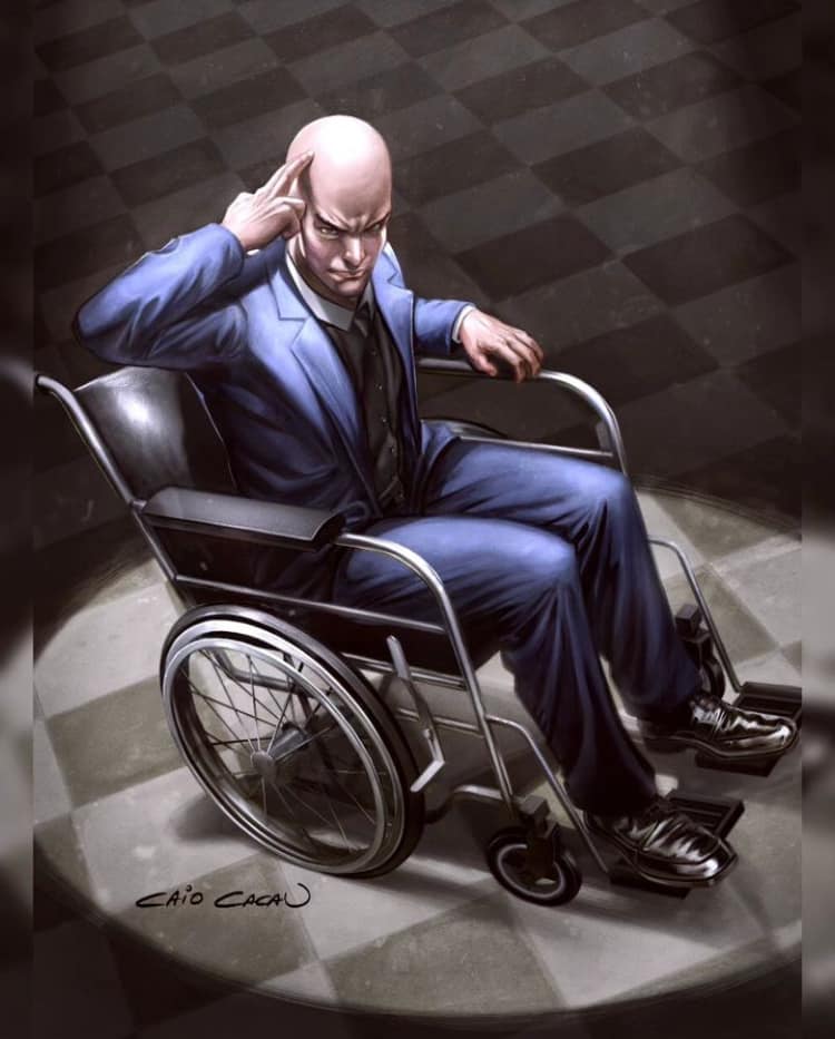 Intelligent Man Wheelchair Print Poster