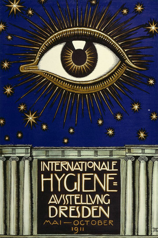 Interanationale Hygiene The All Seeing Eye Wall Art Home Decor Poster