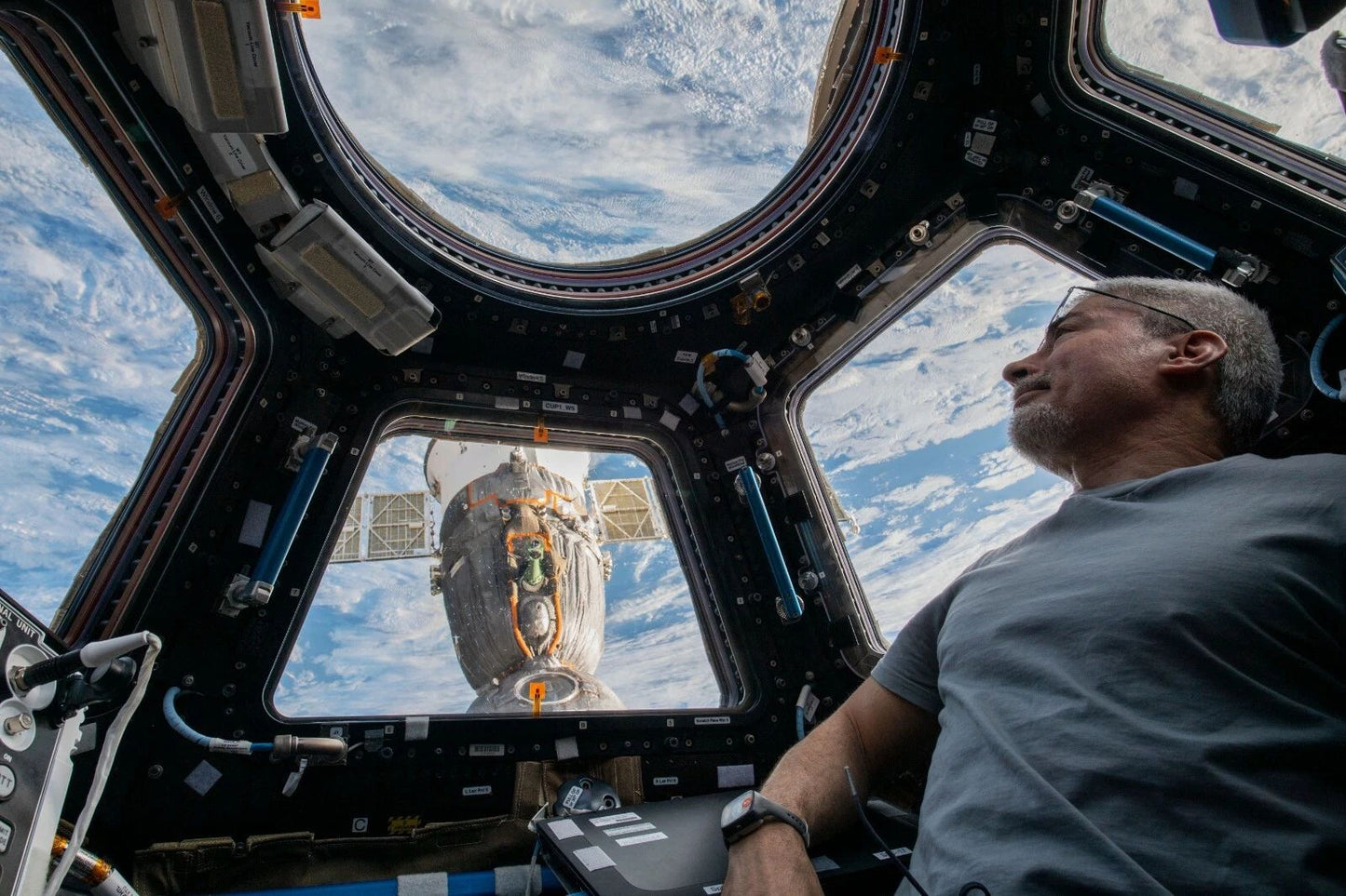 International Space Station Window To The World Earth Magnet Magnet