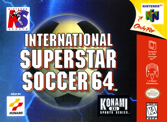 International Superstar Soccer 64 N64 Print Poster
