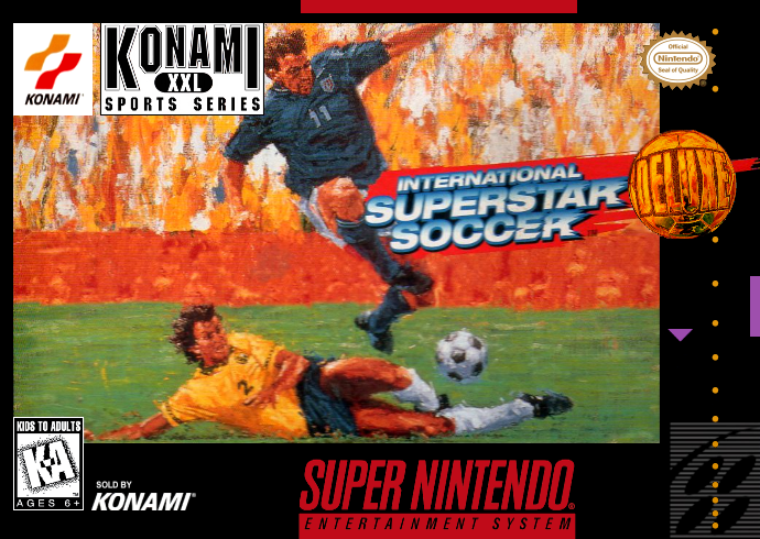 International Superstar Soccer Deluxe (Usa) Snes Print Poster