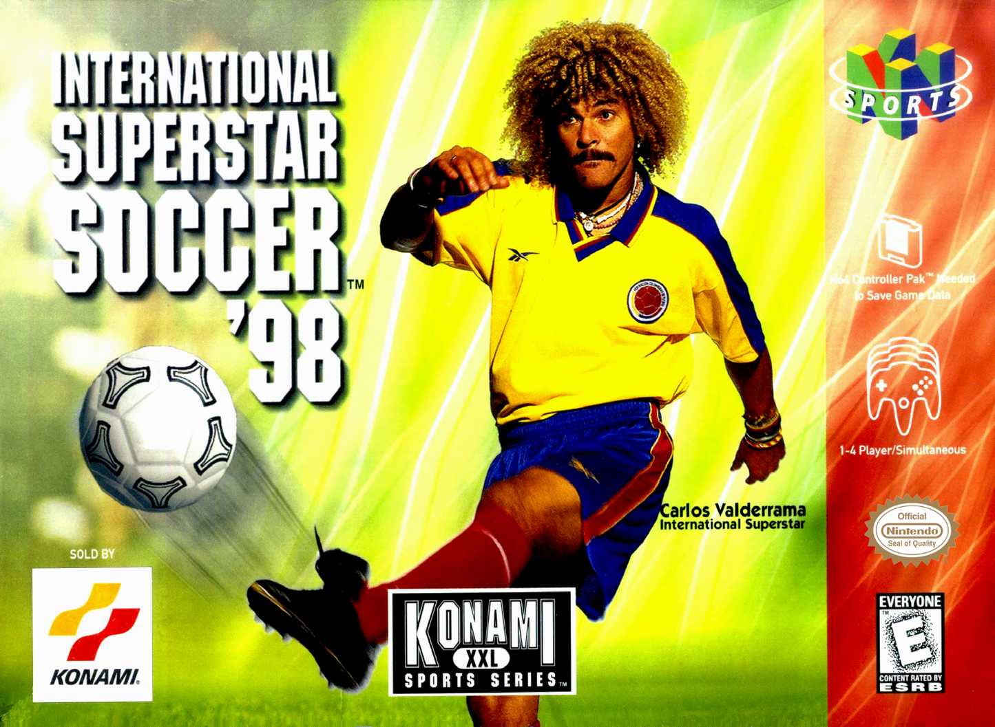 International Superstar Soccer 98 N64 Print Poster