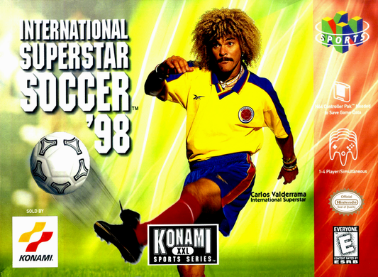 International Superstar Soccer 98 N64 Print Poster