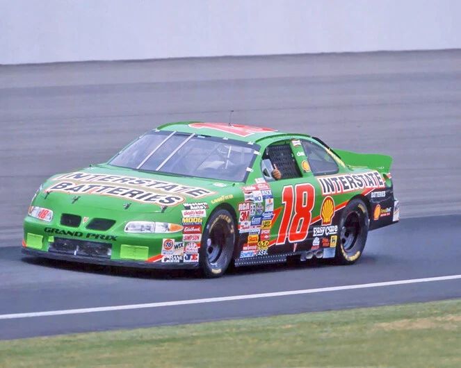 Interstate Batteries 18 Bobby Labonte Glossy Keychain Print Brickyard Keychain