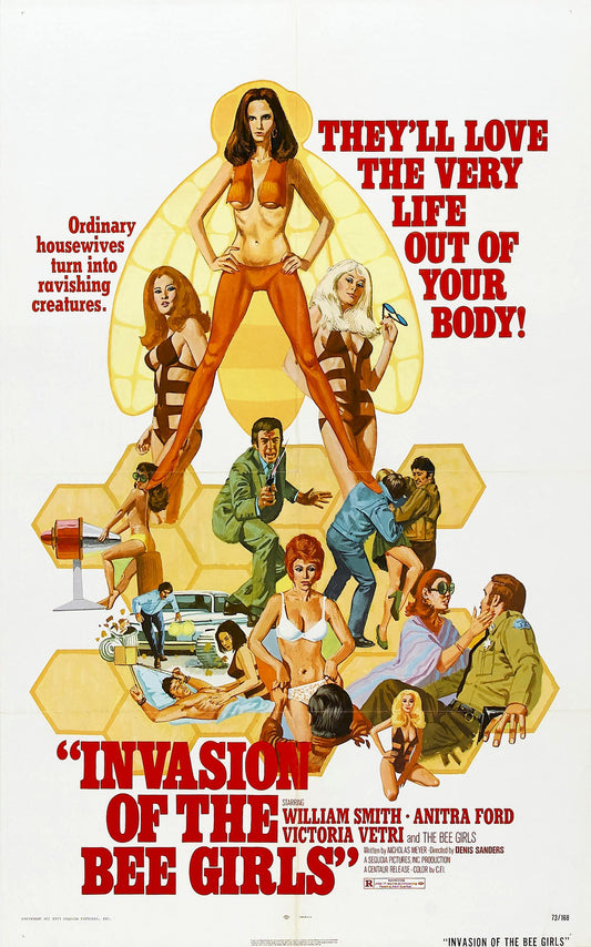 Invasion Of Bee Girls 01 Movie Magnet