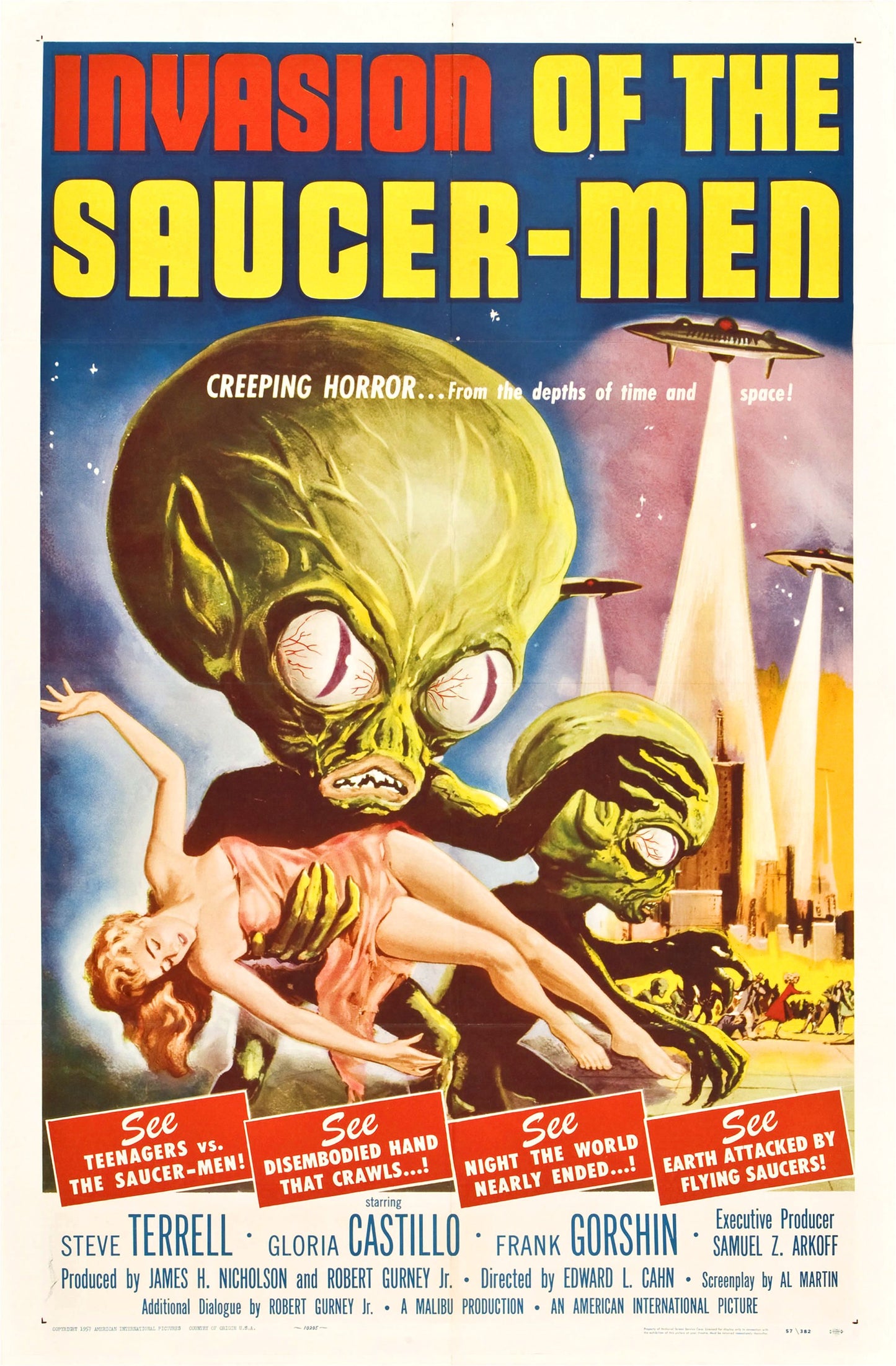 Invasion Of Saucer Men 01 Movie Magnet
