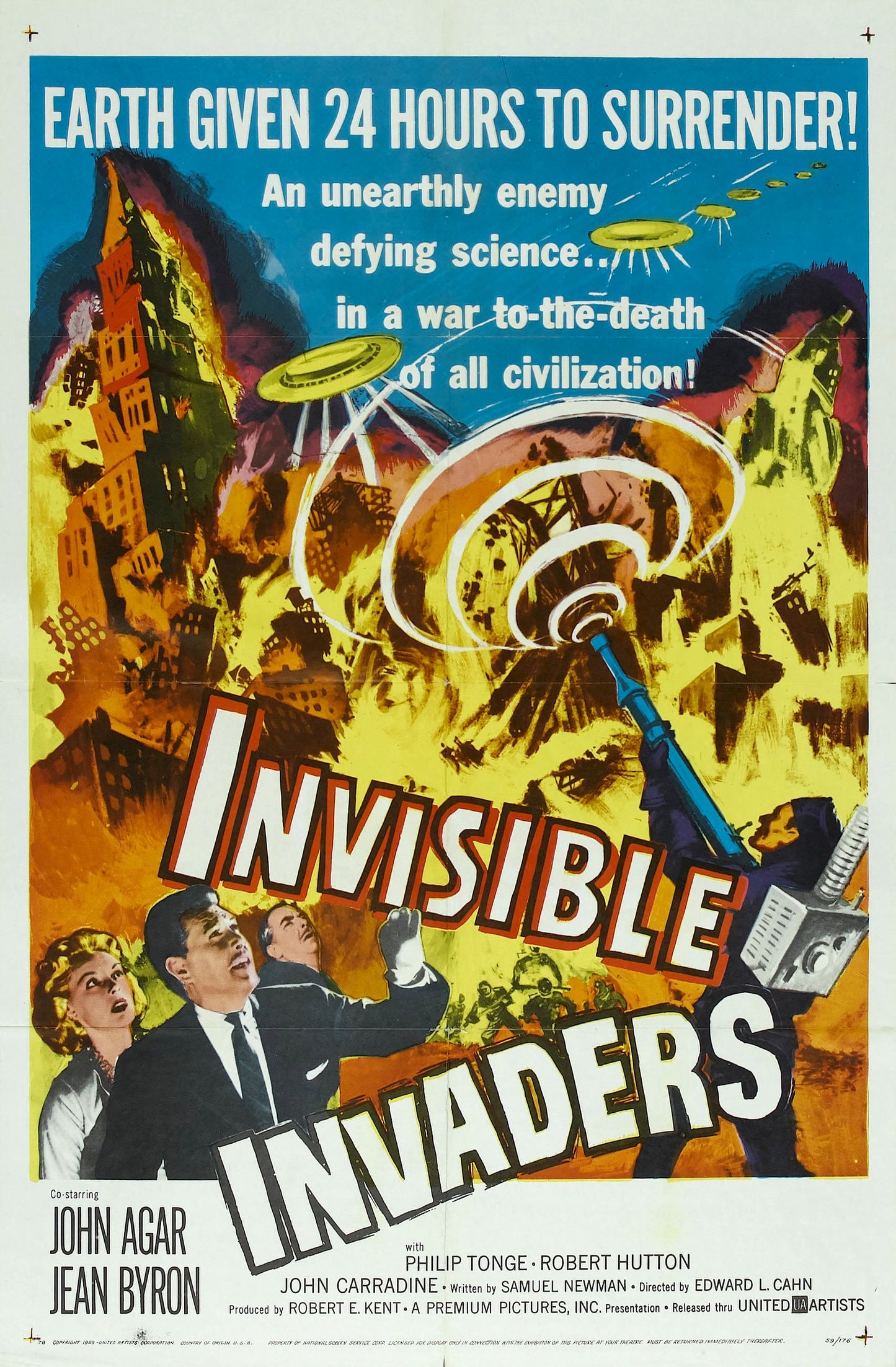 Invisible Invaders 01 Movie Magnet