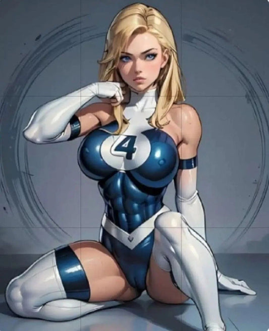Invisible Woman 4 Comic Cover Poster