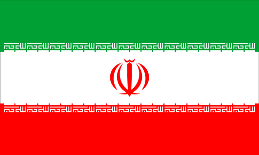 Iran Flag Print Poster