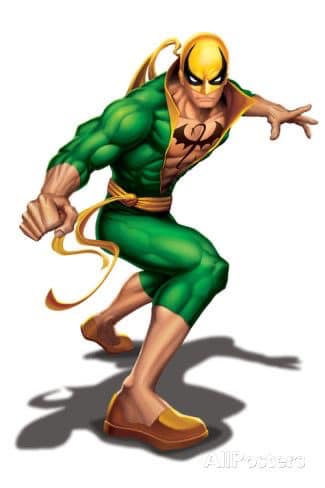Iron Fist Character Illustration Print Poster