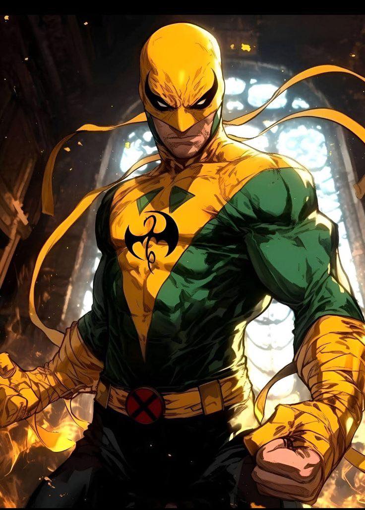 Iron Fist Comic Character Print Poster