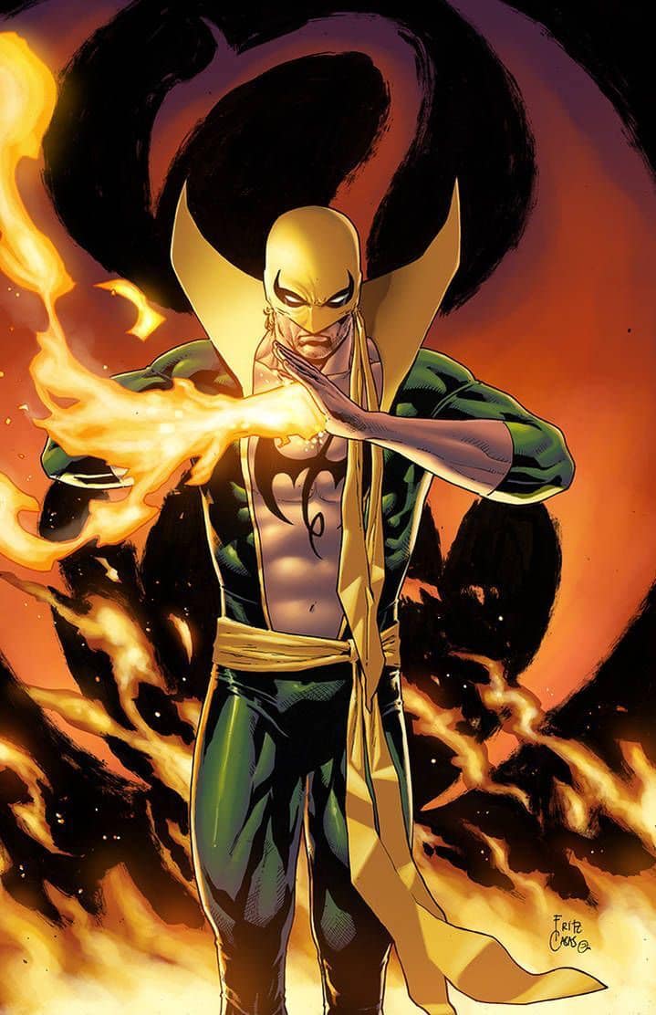 Iron Fist Fire Magic Print Poster