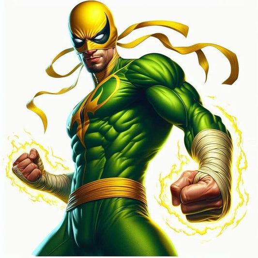 Iron Fist Hero Portrait Print Poster