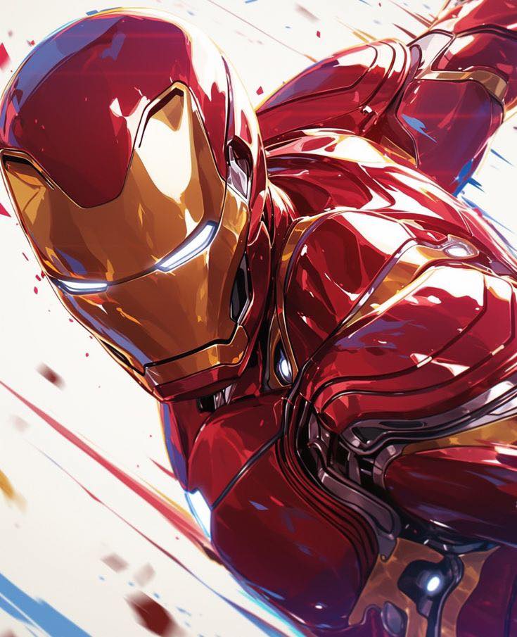 Iron Man Action Portrait (2) Jigsaw Puzzle