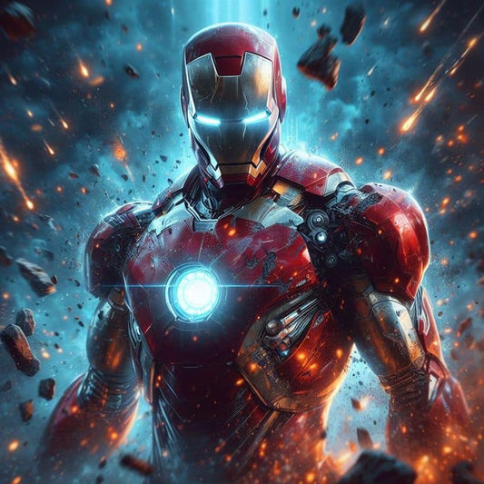 Iron Man Action Pose (6) Print Poster