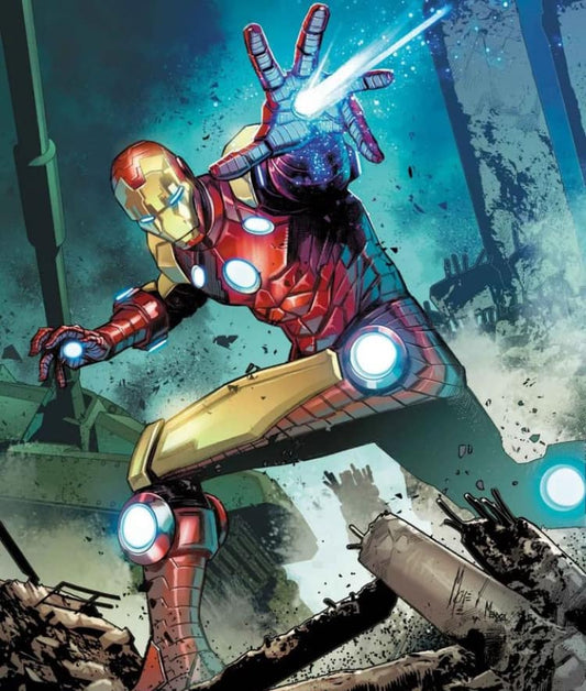 Iron Man Action Scene (7) Print Poster