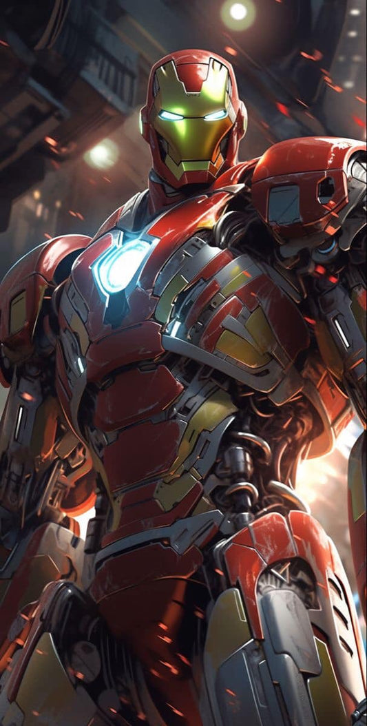 Iron Man Armored Hero Print Poster