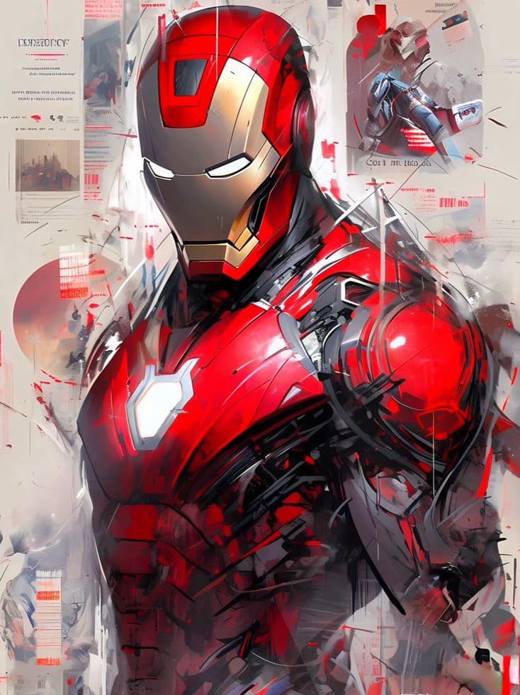 Iron Man Artwork (3) Print Poster
