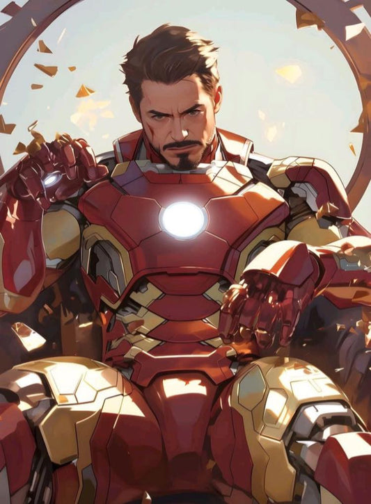 Iron Man Character Art Print Poster