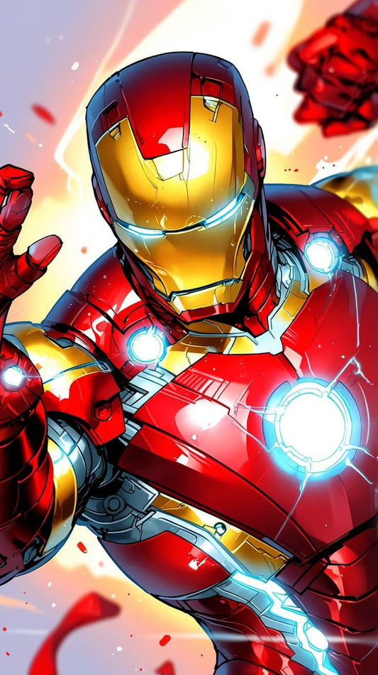 Iron Man Comic Art Print Poster