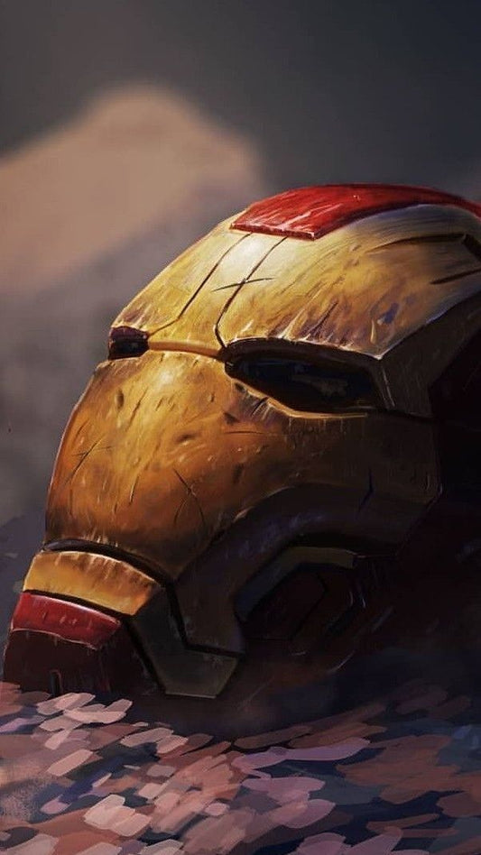 Iron Man Helmet Concept Art Print Poster