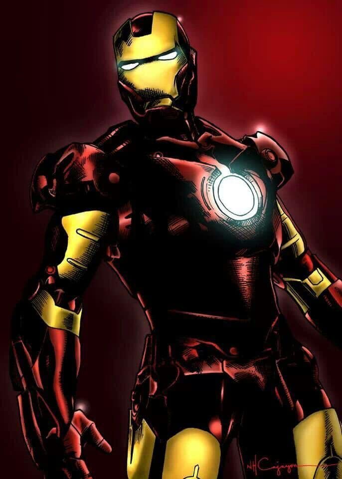 Iron Man Illustration Print Poster