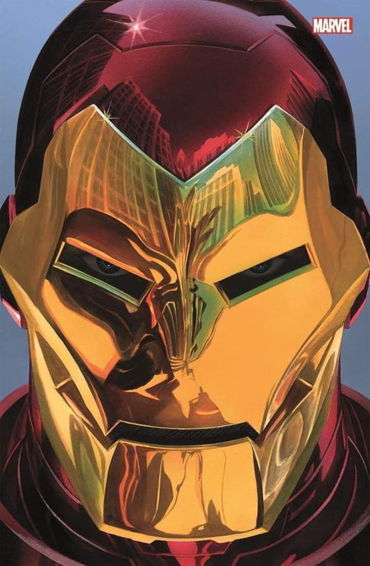 Iron Man Portrait Reflection Print Poster