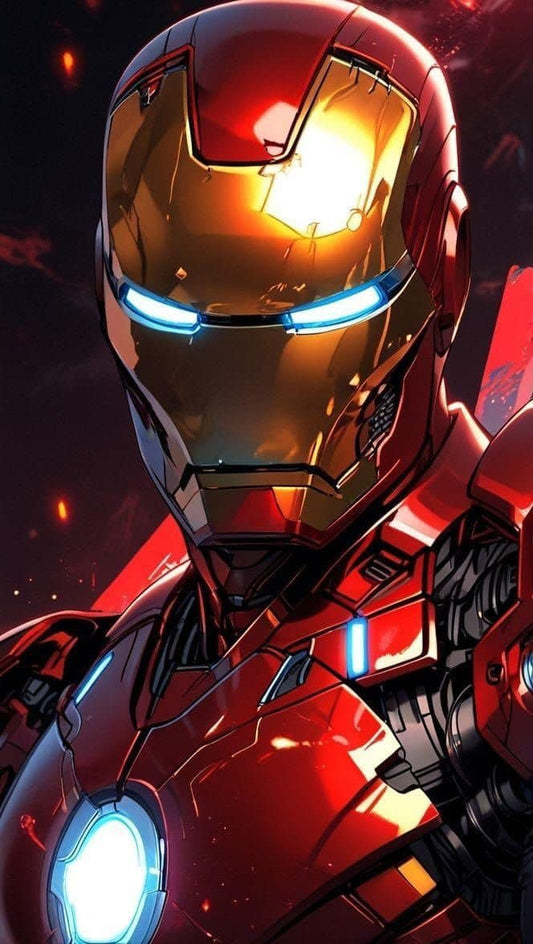 Iron Man Portrait (12) Print Poster