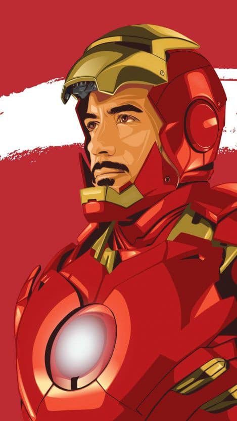 Iron Man Portrait (2) Print Poster