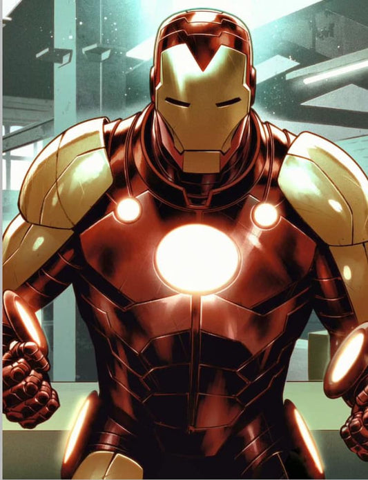 Iron Man Portrait (7) Print Poster