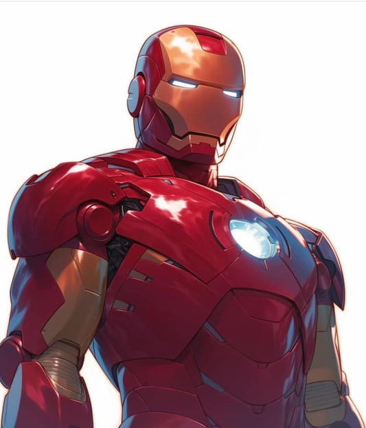 Iron Man Portrait (9) Print Poster