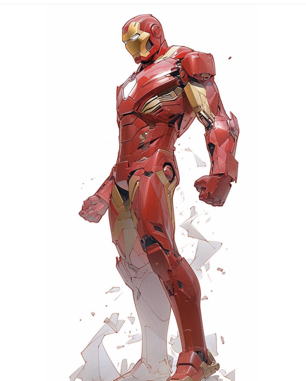 Iron Man Pose Print Poster