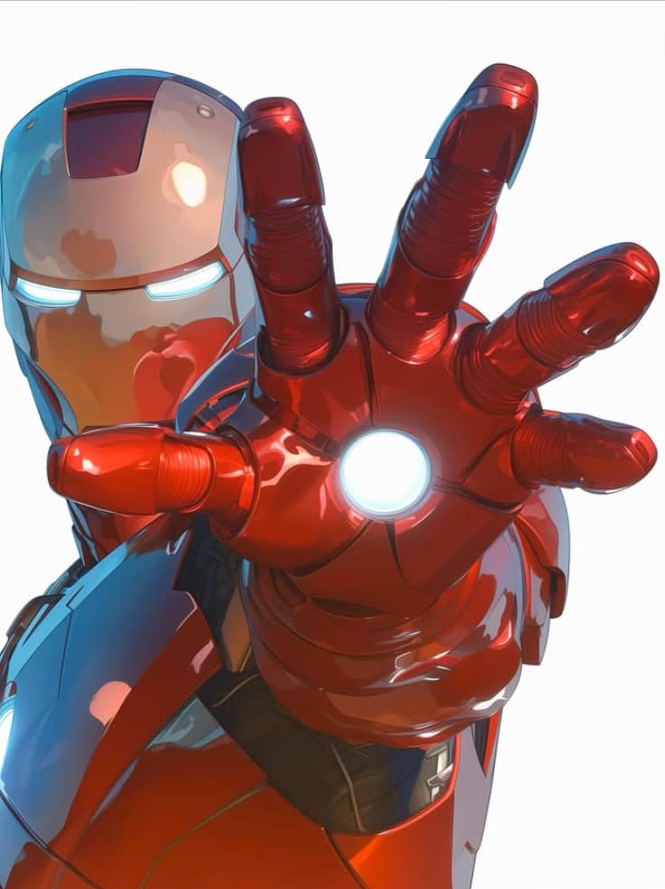 Iron Man Pose (3) Print Poster