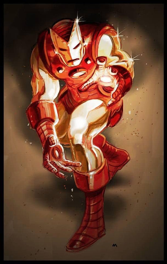 Iron Man Rescue Print Poster