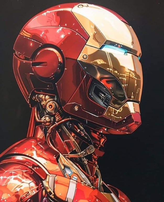 Iron Armored Hero 835 Print Poster