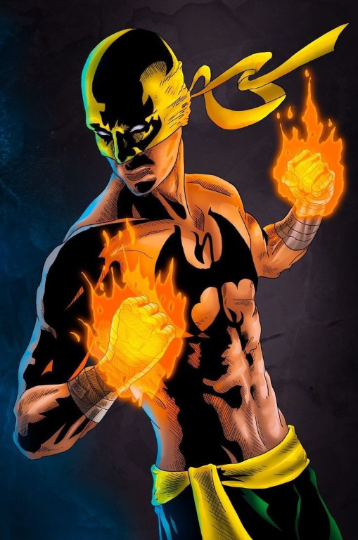 Iron Fist Burning Fists 473 Print Poster