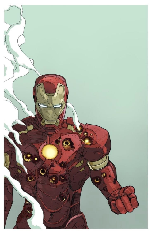Iron Man Battle Damaged 472 Print Poster