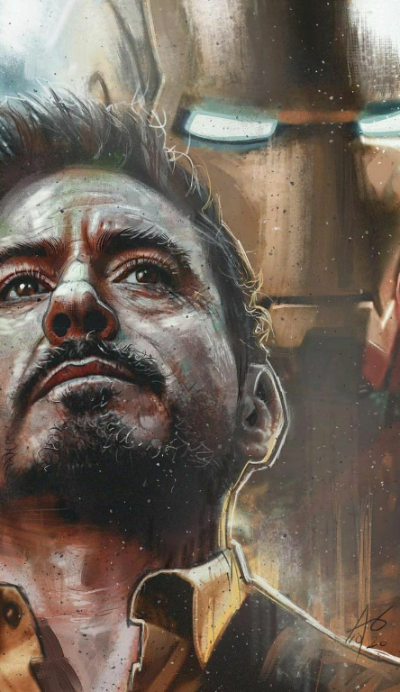 Iron Man Profile 962 Print Poster