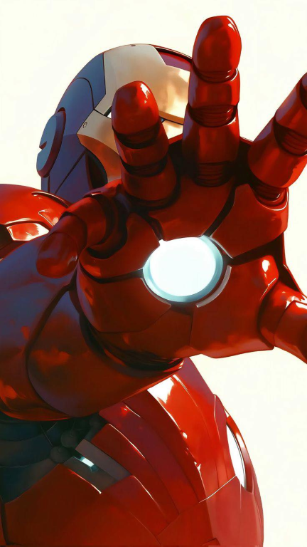 Iron Man Reaching Hand 74 Print Poster